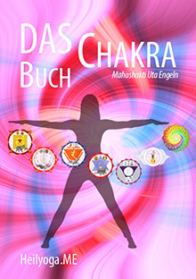 Cover vom Chakra-Buch: Eine Yoga-Übende mit den 7 Chakren