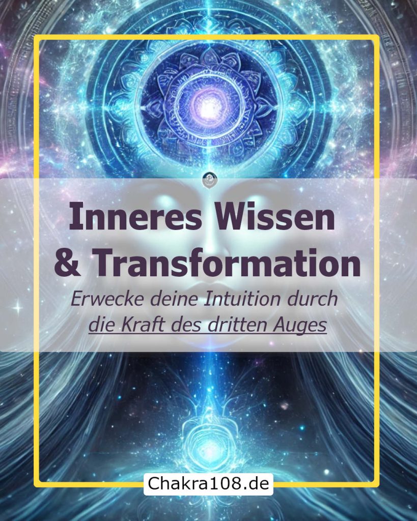 Inneres Wissen und Transformation - Erwecke die Kraft des dritten Auges - Ajna-Chakra - 6. Chakra- Stirn-Chakra.