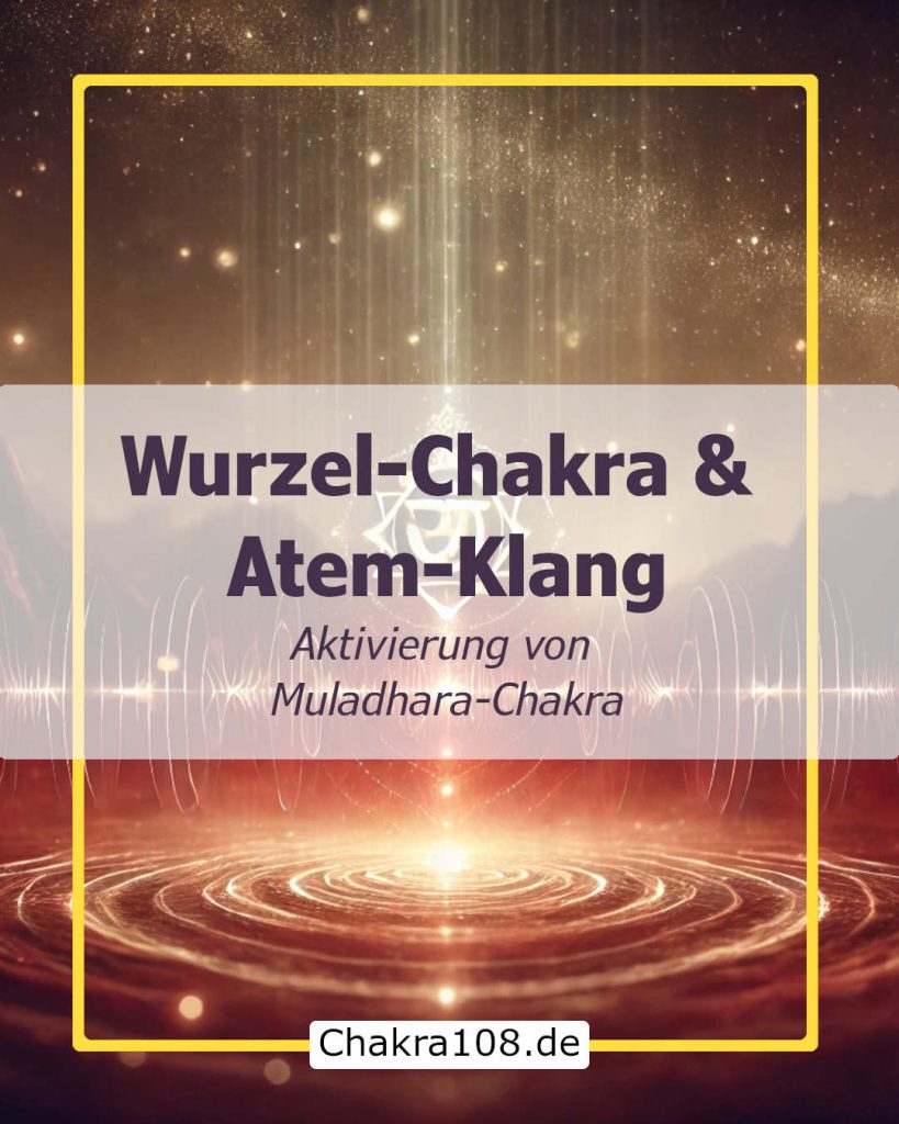 Klang-Atem-Meditation - Aktivierung von Muladhara-Chakra in 4 Schritten